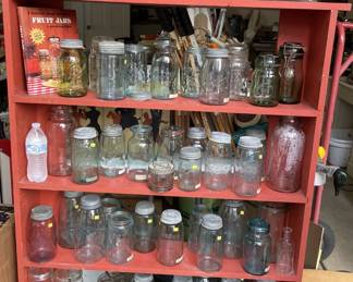 AND THE REST - the entire collection of the Suess' antique/vintage canning far collection - this is only a small part. Many are sold in wood crates but these are special.