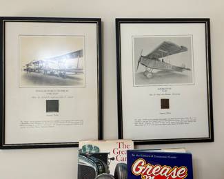Framed Fokker DVIII  and Douglas world cruiser