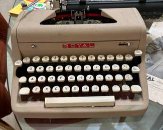 vintage royal typewriter
