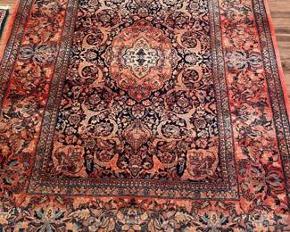 Vintage Oriental Wool Rug 4 x 6