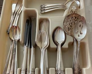 66 pieces of Vintage Oneida Silver Plate