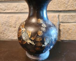 HAND PAINTED JAPAESE VASE