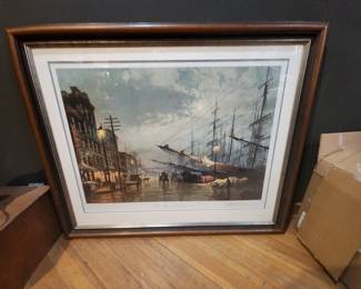 JOHN STOBART LIMITED EDITION PRINT