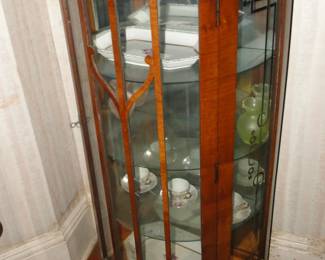 Small vintage curio cabinet