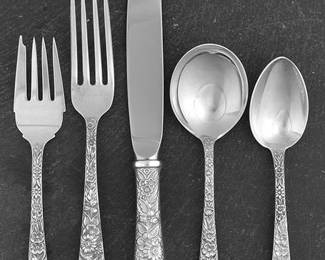 Stock Picture S Kirk & Son Repoussé Sterling (34 pieces)