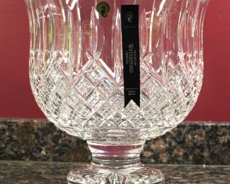 Waterford Black Ribbon Heavy Bowl on Pedestal