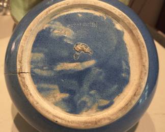 Shearwater Vase 1928 Rectangular Mark Small age crack