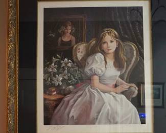 Framed & Matted Pati Bannister Signed & Numbered Print {Remarque}