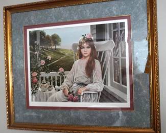 Framed & Matted Pati Bannister Signed & Numbered Print