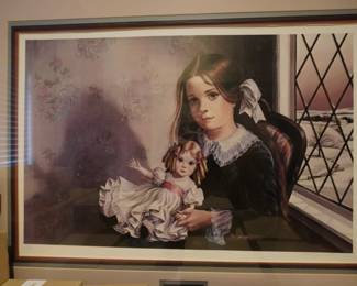 Framed & Matted Pati Bannister Signed & Numbered Print