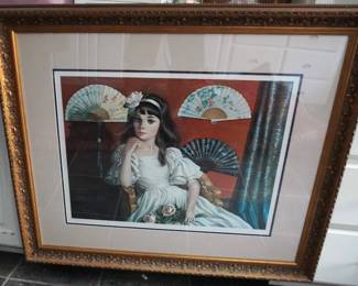 Framed & Matted Pati Bannister Signed & Numbered Print