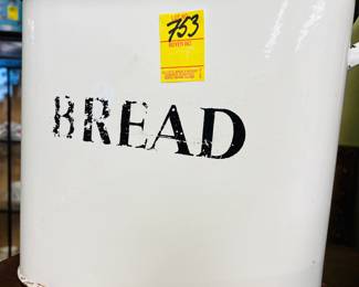 Old enamel Bread Bin.