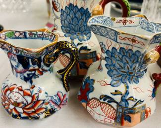 Lot of Ironstone jugs. Something for everyone in this Auction.