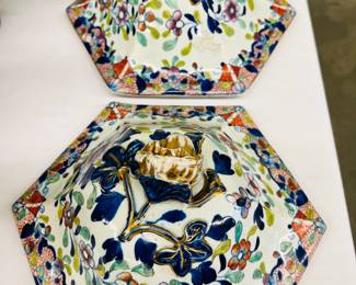 Sever beautiful pieces of 19 th century ironstone in this auction.