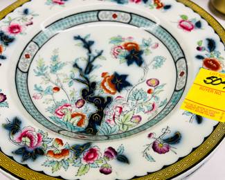 Vesper pattern ironstone plates.