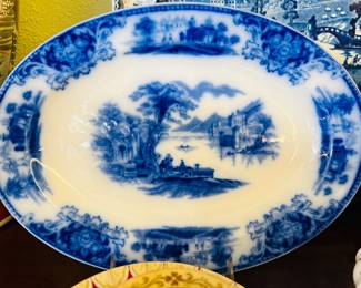 Dreamily Flow Blue China for your bidding pleasure!