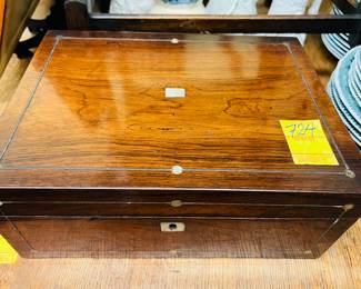 Several beautiful Victorian boxes up for auction.