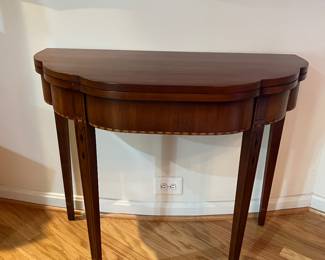 Virginia Galleries Henkel Harris Flip Top Table (36"W x18"D/36"D x 30"H)