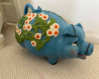 Vintage Kitsch Giant Piggy Bank by Universal Statuary 1976 