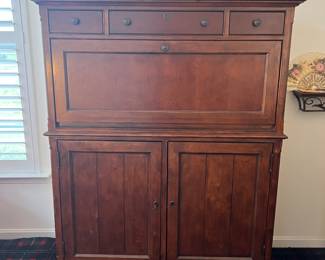 Stanley 3 Drawer / 3 Door Drop Down Bar (48"W x 19"D x 61"H)