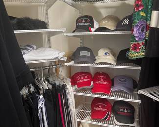 Closet Full of Women's Clothing & Dad Hats