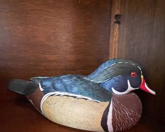Randy Tull World Champion Carver Wood Duck Figure