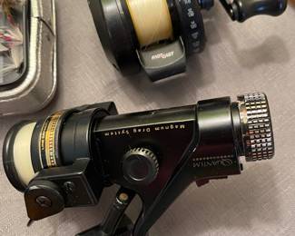 Vintage Quantum by Zebco Reel, Abu Garcia Ambassadeur Sweden Reel