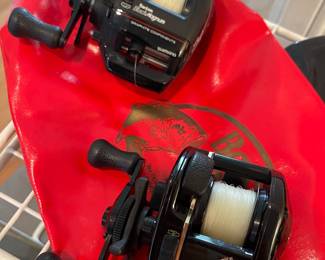 Shimano Speedmaster Bantam Magnalite 85M-2200FS Reel, Shimano Black Magnum 100 GT Reel