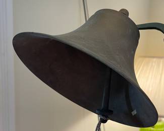 Old Brass Ship Bell With Bracket