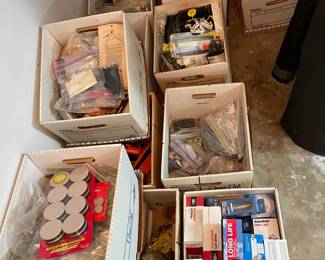 Lightbulbs, Painters Supplies, Electrical