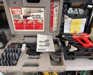 Porter Cable Sander, Black & Decker Heat Pro