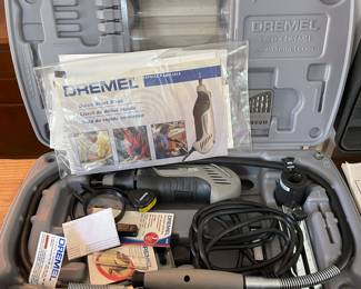 Dremel Tool Box with Tools