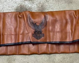 Vintage Harley Davidson Motorcycle Tools in Bag
