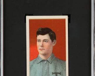 Extremely Rare Card. 1909-11 T206 of Lucky Wright with a Principe De Gales back. Graded SGC 5. Only one card authenticated by SGC with a Principe De Gales back has been graded higher. Great Collectible for Great Collector. $699.00
