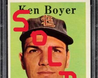 Ken Boyer 1958 Topps PSA 8 Sold