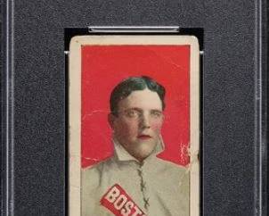 1909 Philadelphia Caramel - Ed Cicotte - Graded PSA 1 - One of the best pitchers of the era but banned from baseball as one of the Chicago Black Sox who fixed the 1919 World Series - $449.00