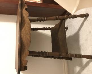 Antique primitive oak table