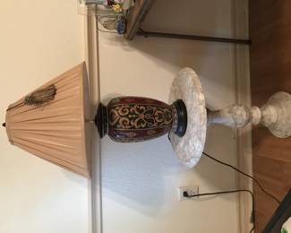 Marble pedestal table