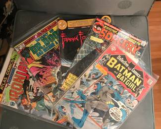 A few of the comic books available