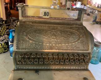 Antique cash register 