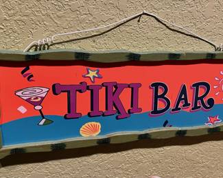 Tiki Bar Sign/Decor