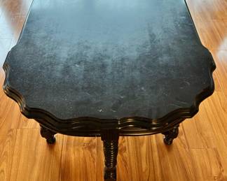 Black Victorian Style Console Table