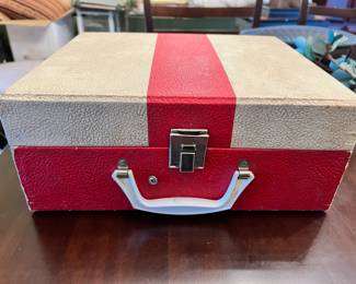 1960's Sears Silvertone Turntable in Case - Model 7250