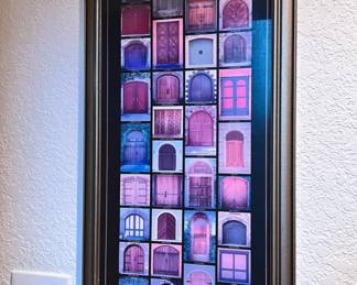 Framed Poster of Napa Valley Winery Doors