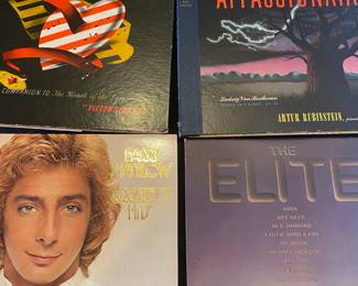 Assortment of 33 RPM Vinyl Records