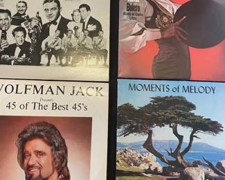 Assortment of 33 RPM Vinyl Records