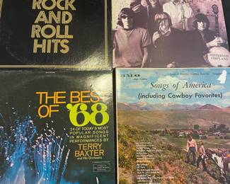 Assortment of 33 RPM Vinyl Records