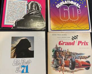 Assortment of 33 RPM Vinyl Records