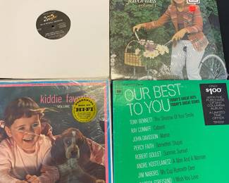 Assortment of 33 RPM Vinyl Records