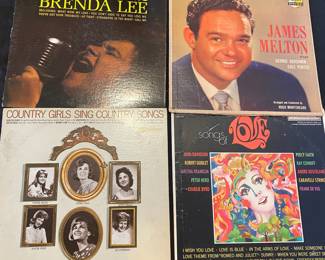 Assortment of 33 RPM Vinyl Records